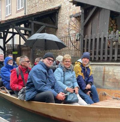 Bootsfahrt auf der Lauch